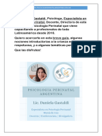 Nociones Importantes Sobre Crianza y Perinatalidad. Lic. Daniela Gastaldi