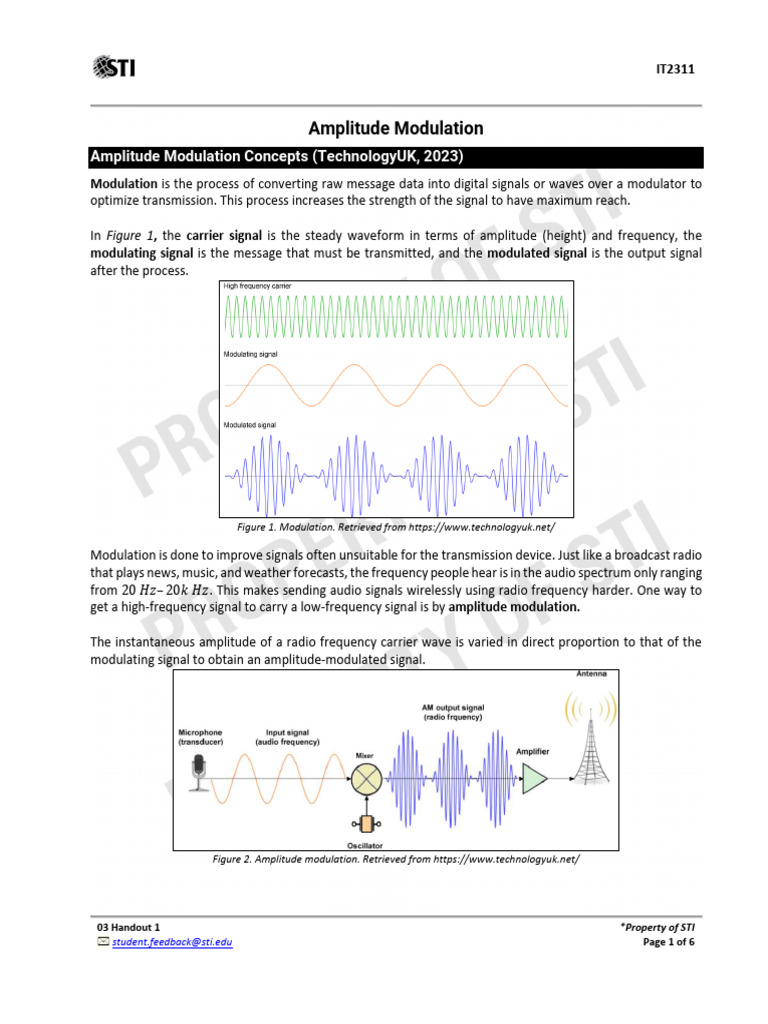 Amplitude Modulation Explained | PDF | Modulation | Radio