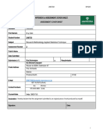 Assessment 2 Research Methodology & Applied Statistical Techniques EZ Skosana