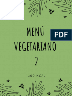 Menú Vegetariano 2