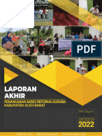 Aceh Barat - Laporan Akhir Penanganan Akses Reforma Agraria 2022
