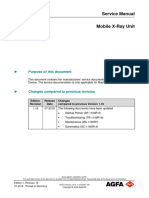 DX-D 100 DX-D 100 Wireless - Mobile X-Ray Unit - Service Manual