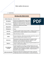 Taller Análisis Del Proceso