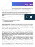 Programa Instalaciones Eléctricas Avanzado 2023