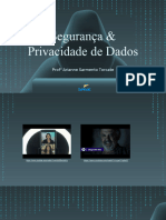 Aula 3 - Segurança PrivacidadeDados LGPD ArianneSarmentoTorcate