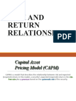 Risk Return Relationship and Portfolio Theory-1