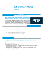 WBN New Resume Template