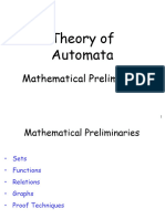 Preliminaries of Automata