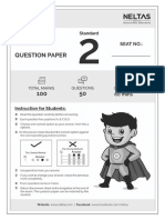 STD 2 Sample Question Paper