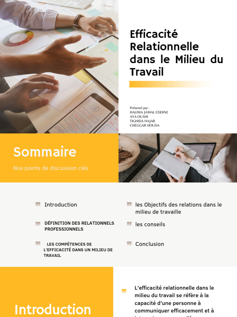 Efficacité Relationnelle au Travail | PDF | Résolution de conflit ...