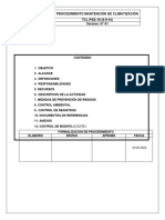 TCL-PSS-18 PROCEDIMIENTO MANTENCIÓN DE CLIMATIZACIÓN V.01 AES - GENER Pisos 8-9 y 10 - REV1