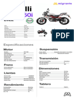 Ficha T Cnica Benelli TNT 150i Migrante