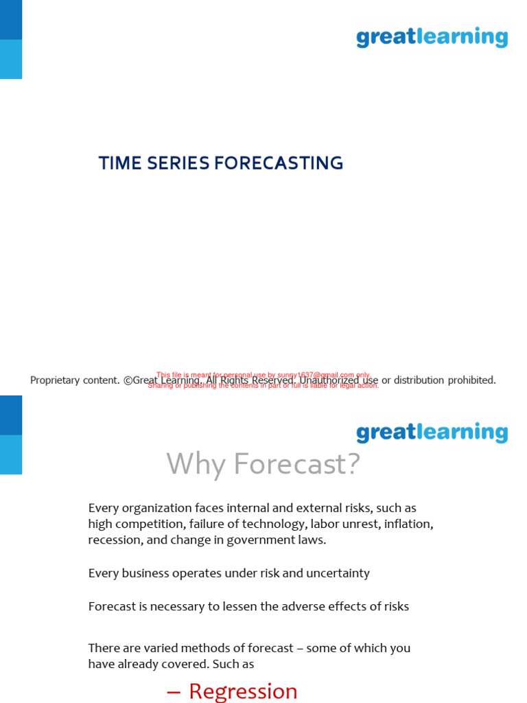 Time Series Forecasting Techniques | PDF | Seasonality | Time Series