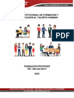 Plan de Formacion Talento Humano TH