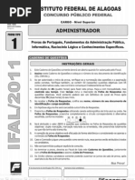 Prova Tipo 1 Administrador.pdf IFAL