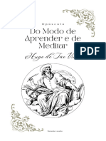 OPÚSCULO - Do Modo de Aprender e de Meditar