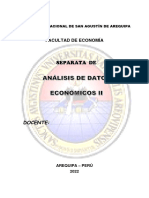 Separata de Análisis de Datos Económicos Ii 2022