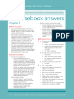 Biology Coursebook Answers AS - A Level