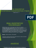 АНАЛОГИЈЕ,ХОМОЛОГИЈЕ,ФИЛОГЕНИЈА И ФИЛОГЕНЕТСКО СТАБЛО - Стефан Костић