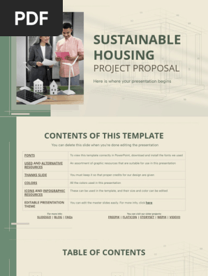 Copy of Sustainable Housing Project Proposal by Slidesgo