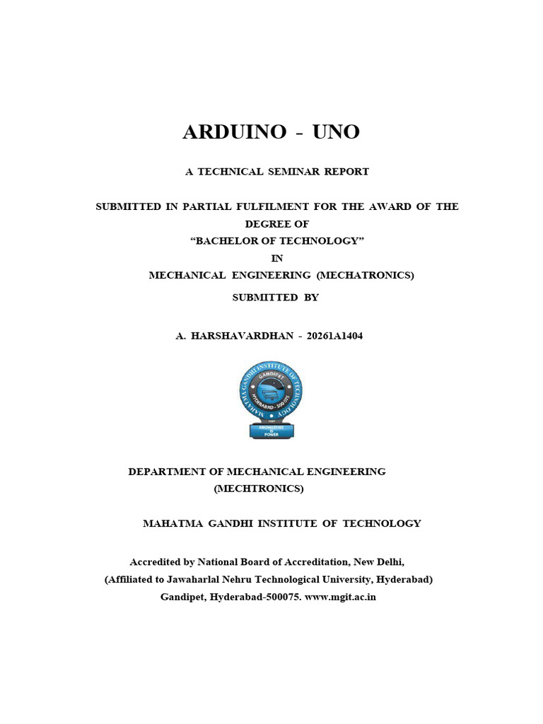 Arduino Uno: Features and Impact | PDF | Arduino | Computer Program