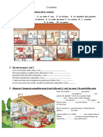 La Maison Dictionnaire Visuel Exercice Grammatical Feuille D 132193