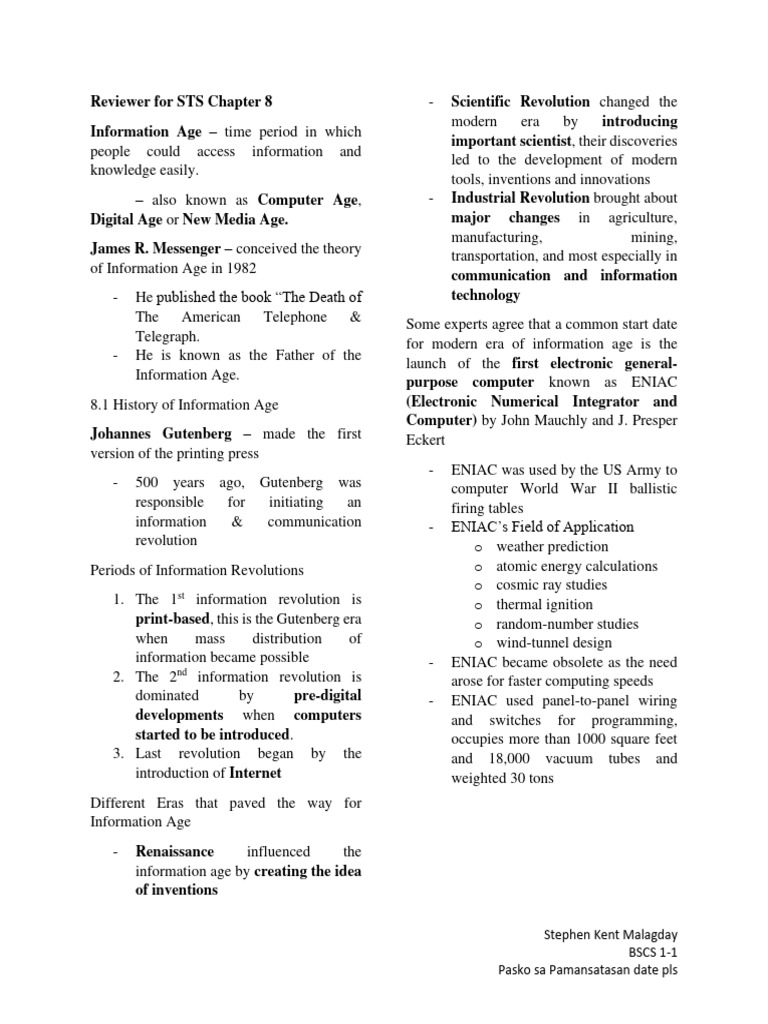 Overview of the Information Age | PDF | Cybercrime | Social Media