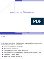 Determinant - Diagonalization