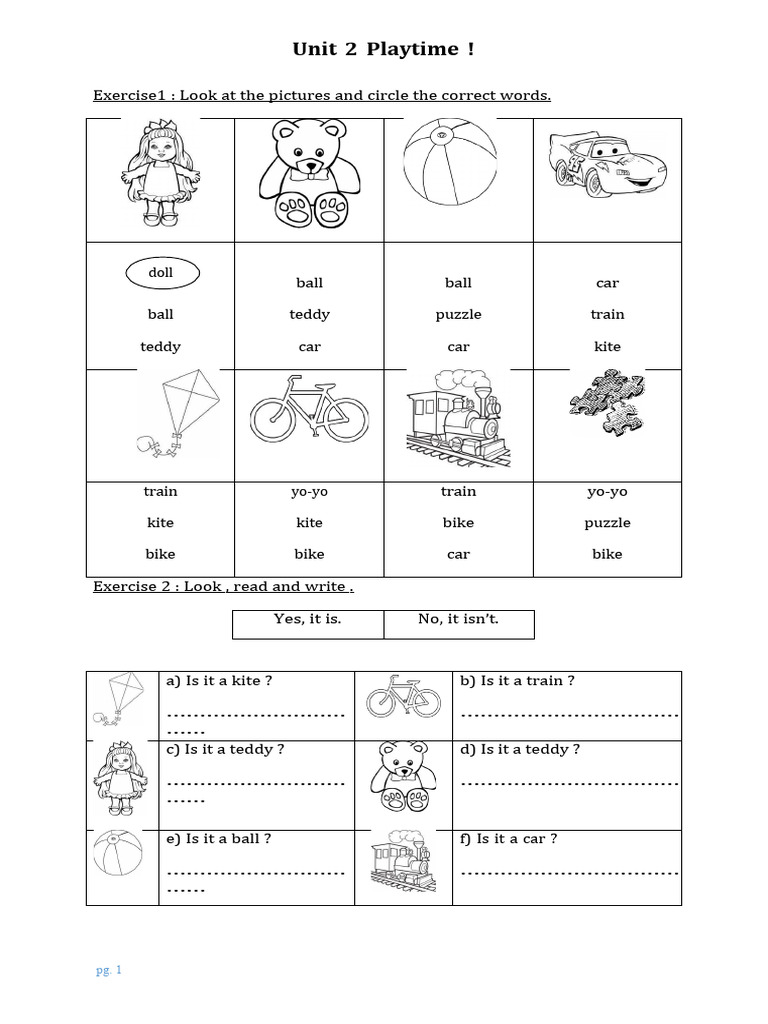 Playtime Activities for Kids | PDF