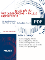 20211 - Huong dan chua bai tap VLDC1 - PH1110 - Phan 1 - Động lực học và năng lượng