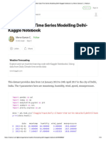 Weather Data Time Series Modelling Delhi-Kaggle Notebook - by Merve Gamze C. - Medium
