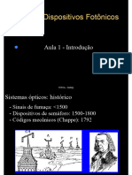 Tt503a - Dispositivos Fotônicos: Aula 1 - Introdução