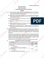 CA Foundation MTP 1 Accounts Suggested Answers For December 2023