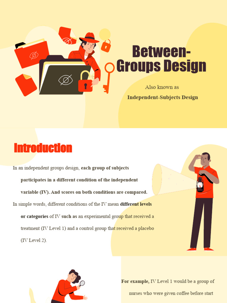 Between Groups Design Exp | PDF | Experiment | Treatment And Control Groups