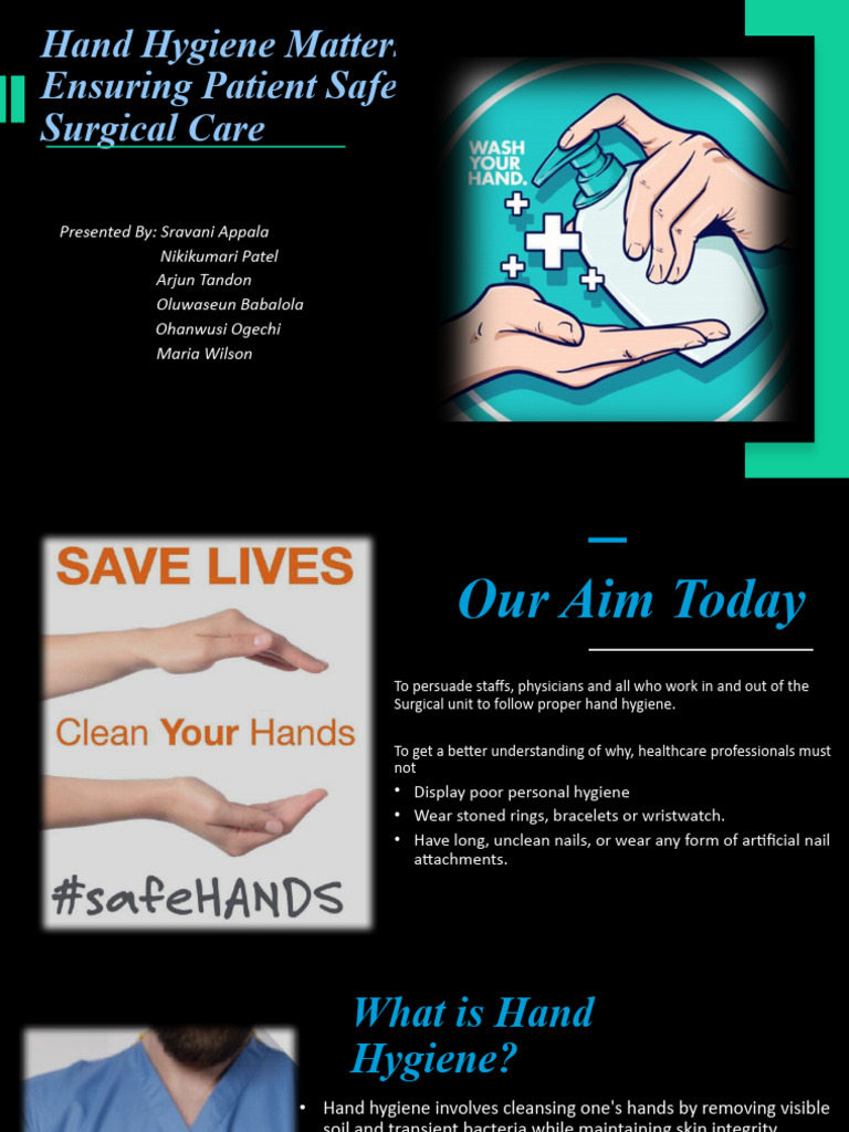 Essential Hand Hygiene for Surgical Safety | PDF | Hand Washing | Surgery
