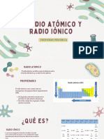 Propiedad Periódica Del Radio Atómico y Radio Iónico