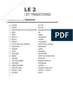 Vocabulaire Module 2