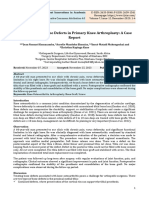 Management of Bone Defects in Primary Knee Arthroplasty: A Case Report