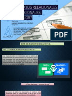 Bases de Datos Relacionales Vs No Relacionales