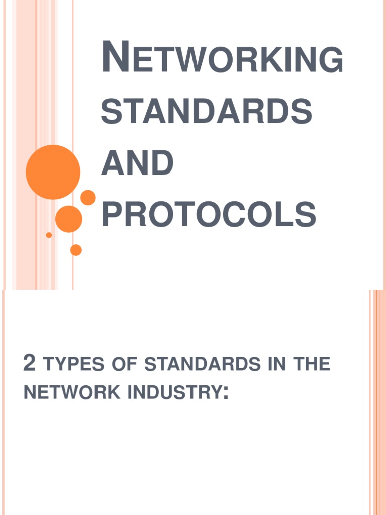 Networking Standards PDF Osi Model Communications Protocols