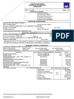 Carátula de Póliza Seguro de Automóviles Residentes