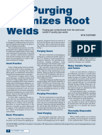 Gas Purging Optimizes Root Welds