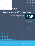 Informe de Panorama Productivo - Oct.2023