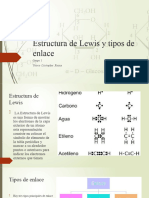 Estructura de Lewis y Equipo de Enlace