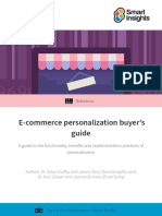 E Commerce Personalization Buyers Guide Smart Insights