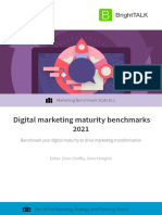 Brighttalk Digital Marketing Maturity Benchmarks Report Smart Insights