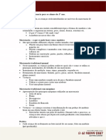 Roteiro de Visita À Marcenaria para Os Alunos Do 3º Ano