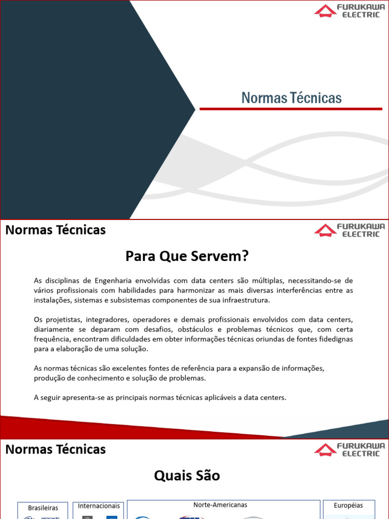Normas Técnicas para Data Centers | PDF | Rede de computadores | Centro ...