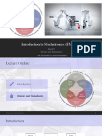 Introduction To Mechatronics FMD401 Week 3