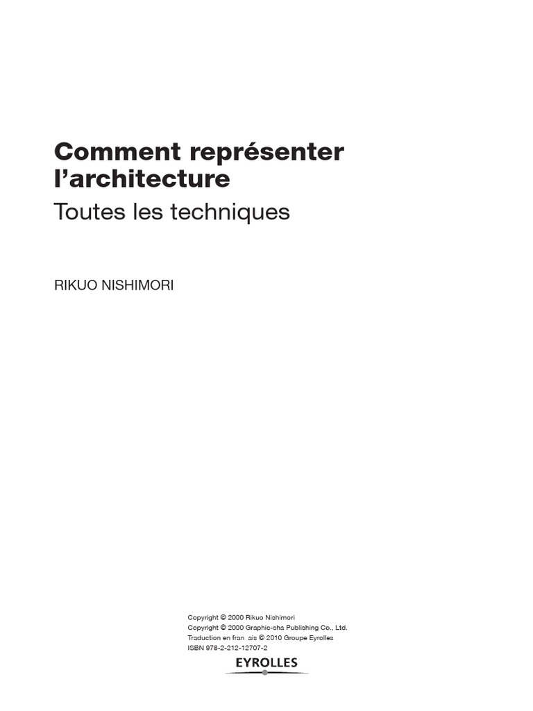 Comment Représenter L Architecture | PDF | Perspective (représentation ...